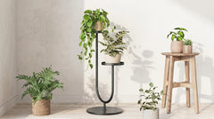 2-Tier Metal Plant Stand – Heavy Duty Indoor Outdoor Flower Pot Shelf